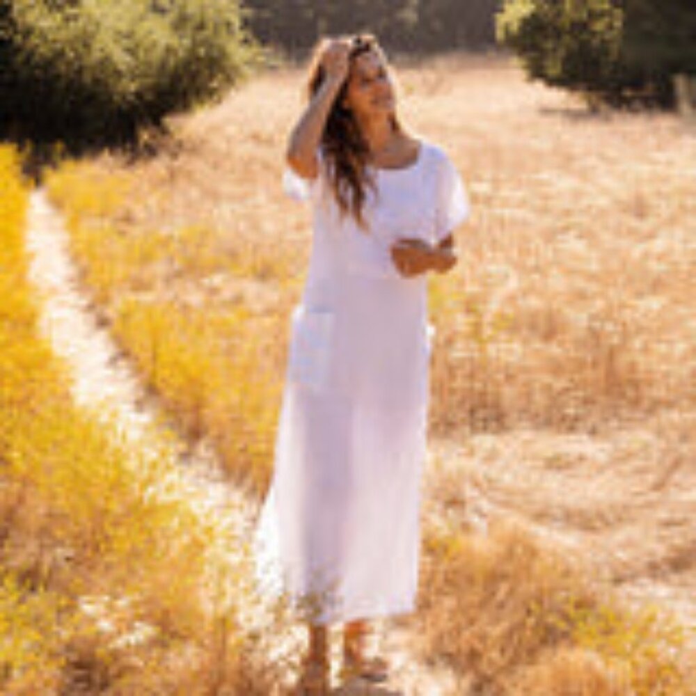 Christy Dawn The Seaton Dress Alabaster Linen